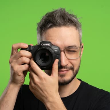 Paulo tirando uma foto
